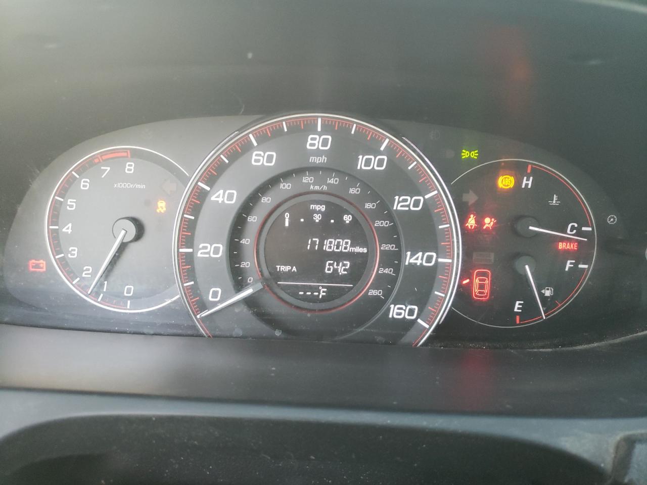 2014 Honda Accord VIN 1HGCT1A74EA006957 Copart auction photo, front end / rear end damage thumbnail 9