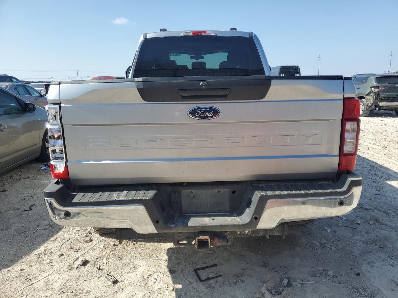 2021 Ford F250 VIN 1FT7W2BT0MED48664 Copart auction photo, side / rear end damage thumbnail 6