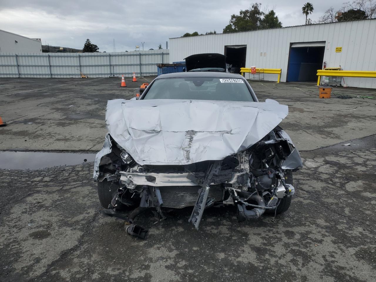 2018 Audi A5 VIN WAURNAF59JA090808 Copart auction photo, front end / side damage thumbnail 5