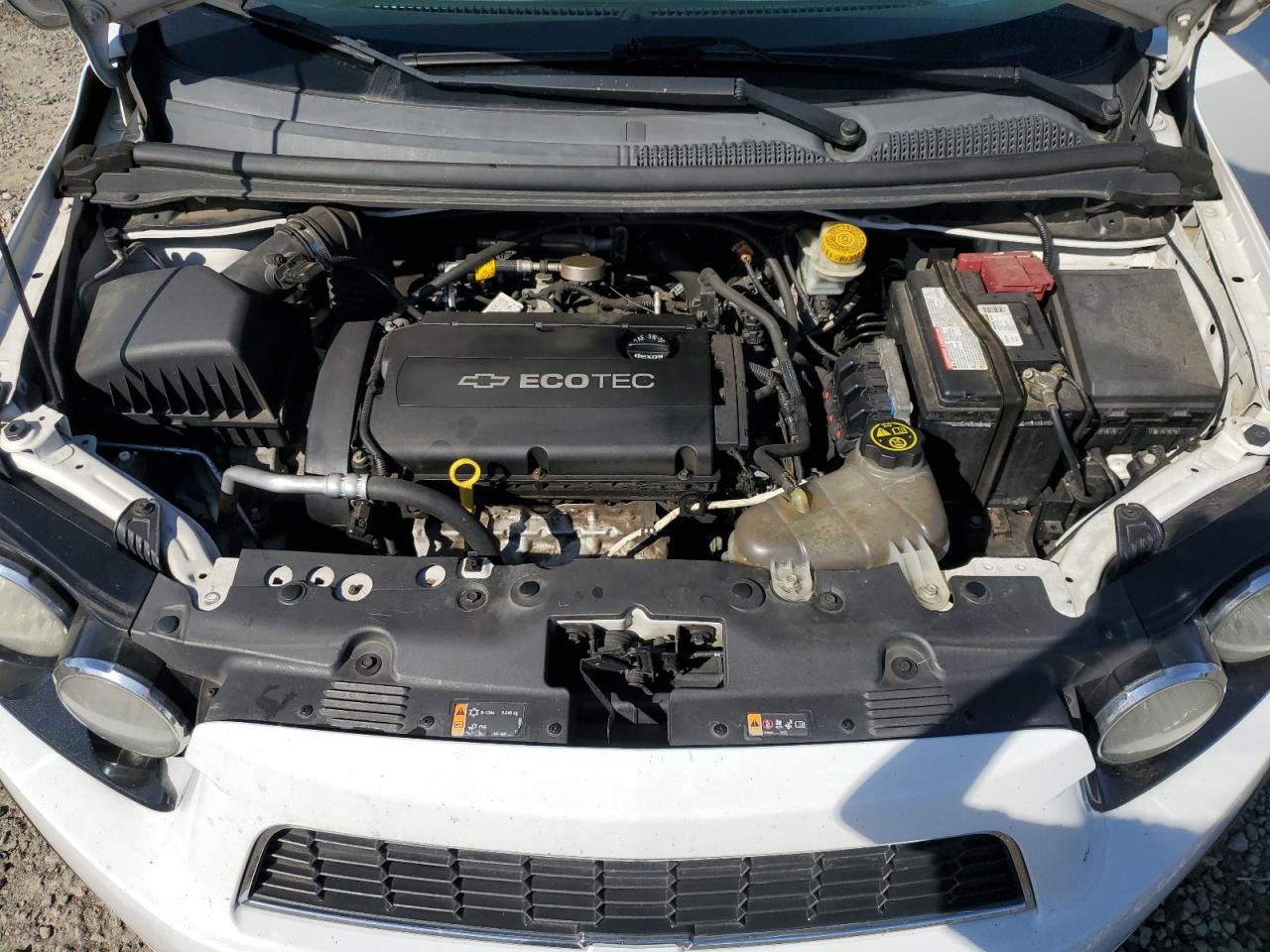 2014 Chevrolet Sonic VIN 1G1JA6SH9E4115809 Copart auction photo, all over / undercarriage damage thumbnail 12