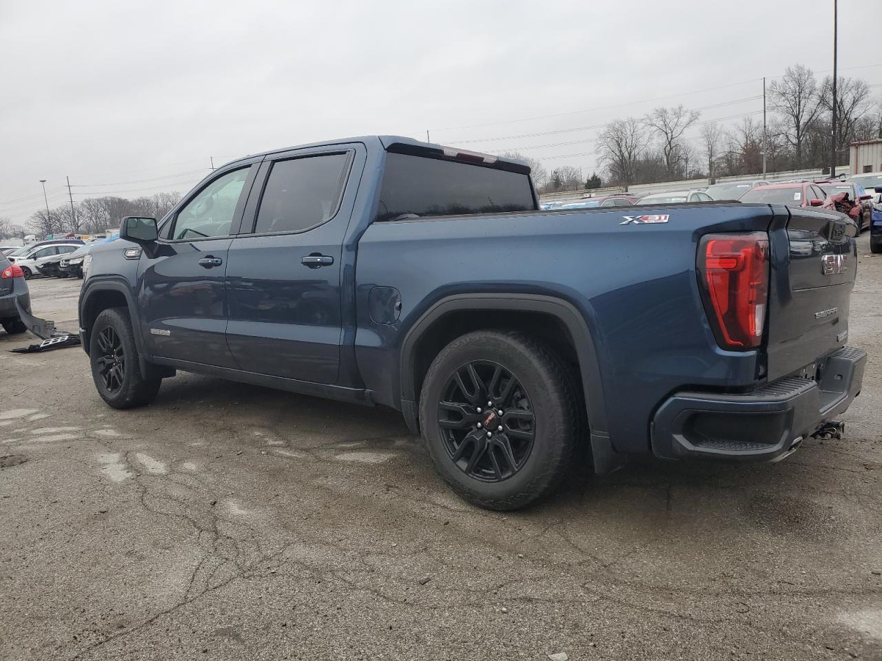 2021 GMC Sierra VIN 3GTU9CET8MG330935 Copart auction photo, all over damage thumbnail 2