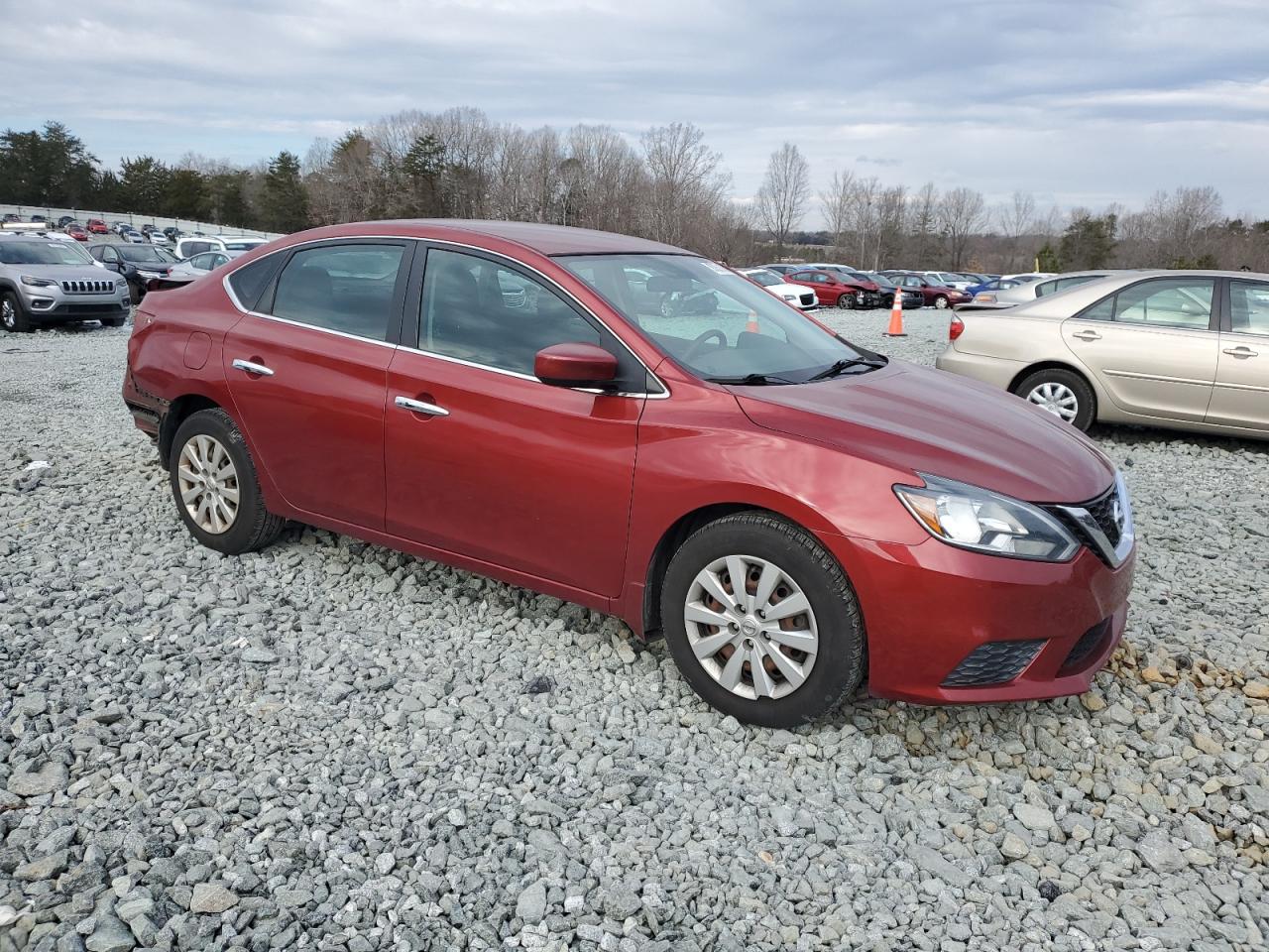 2017 Nissan Sentra VIN 3N1AB7AP1HL686649 Copart auction photo, rear end damage thumbnail 4