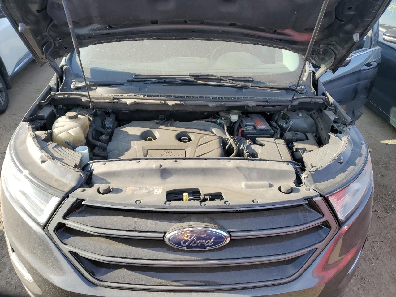 2017 Ford Edge VIN 2FMPK4J98HBB25878 Copart auction photo, rear end / undercarriage damage thumbnail 11