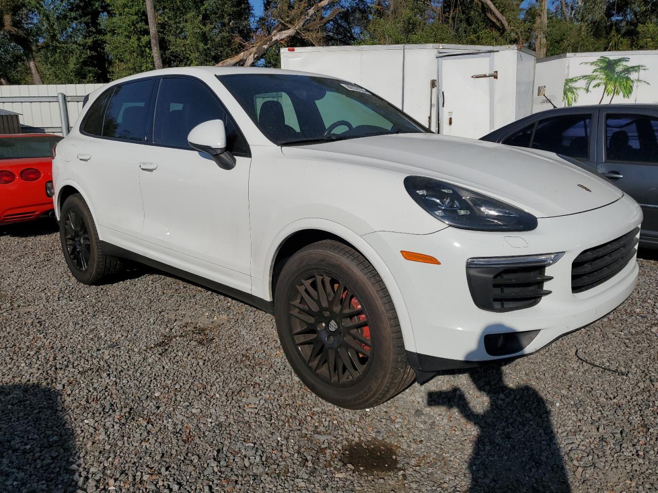 2017 Porsche Cayenne VIN WP1AA2A27HKA80764 Copart auction photo, water/flood damage thumbnail 4