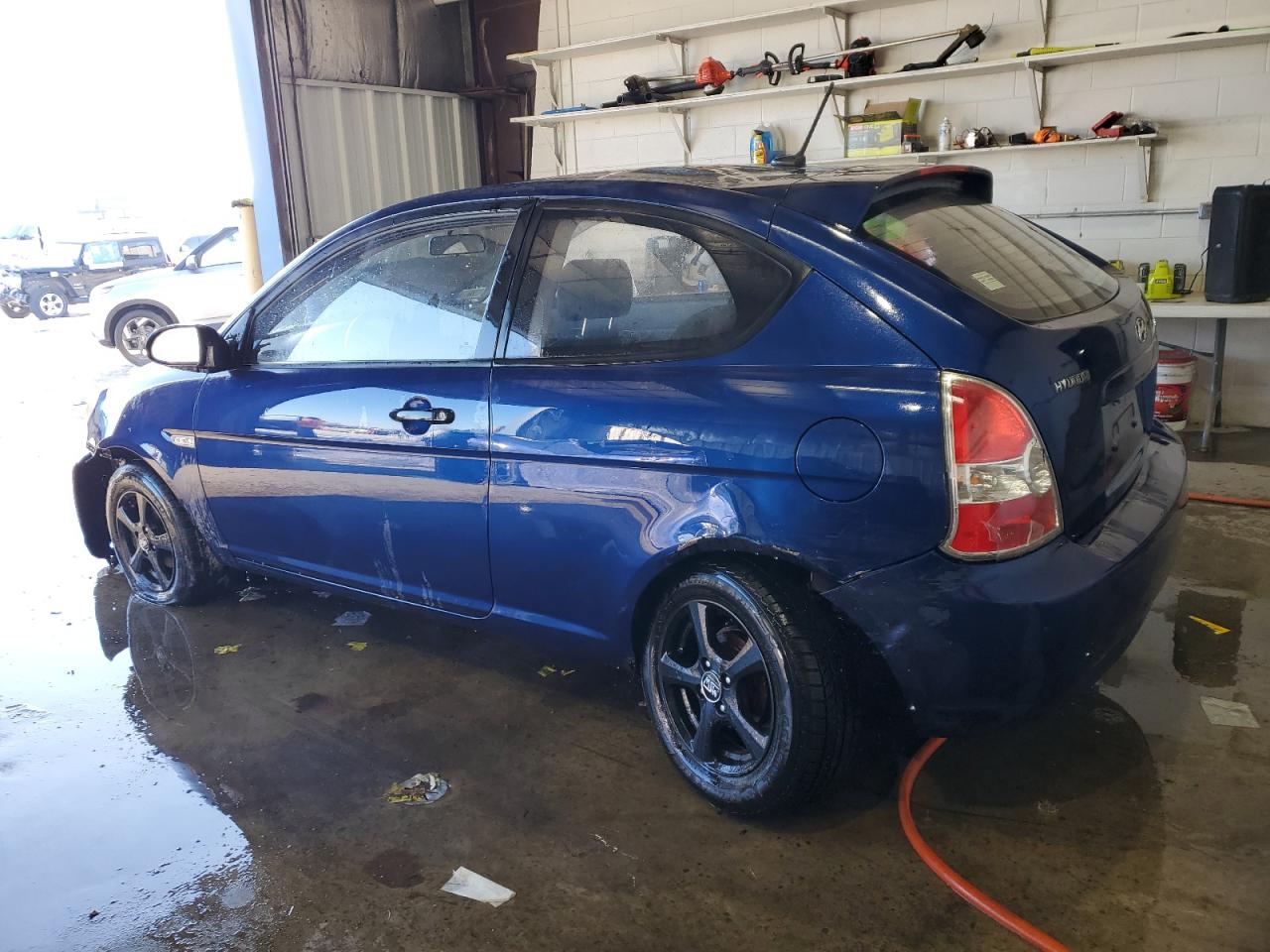 2008 Hyundai Accent VIN KMHCM36C48U092511 Copart auction photo, rear end / front end damage thumbnail 2