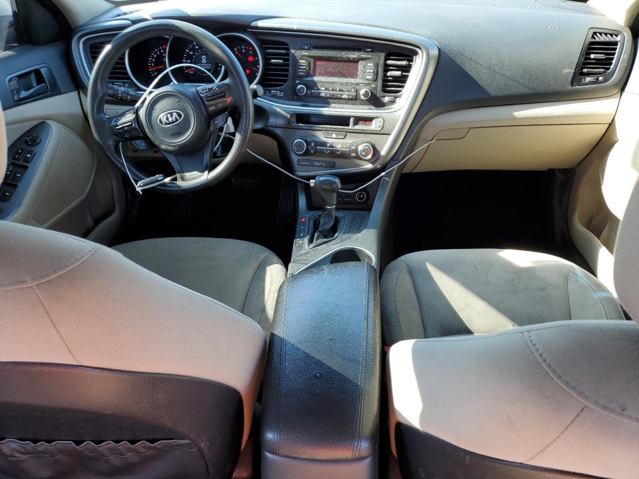 2014 KIA Optima VIN 5XXGM4A7XEG294664 Copart auction photo, vandalism damage thumbnail 8
