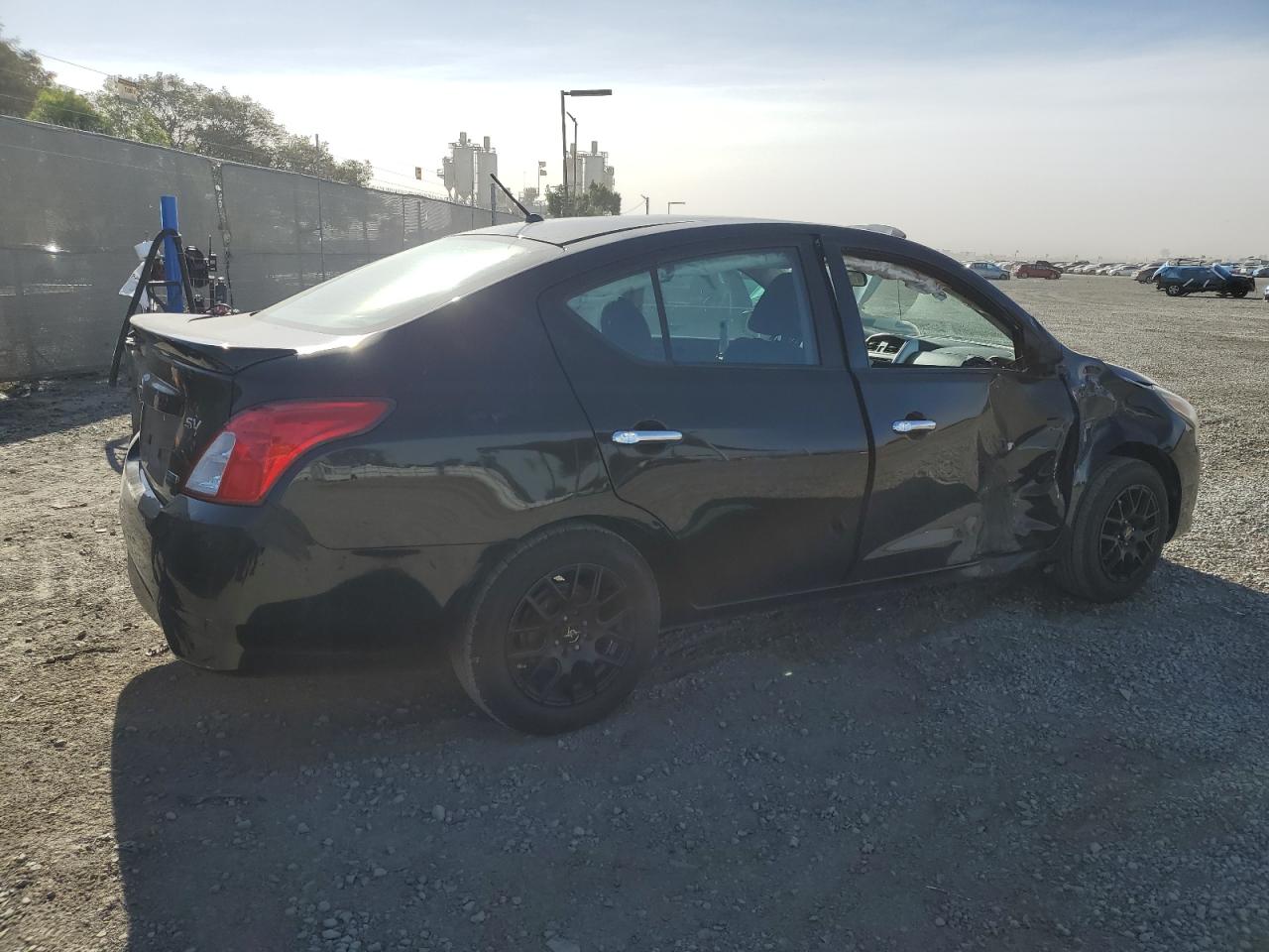 2016 Nissan Versa VIN 3N1CN7AP0GL852688 Copart auction photo, side / front end damage thumbnail 3