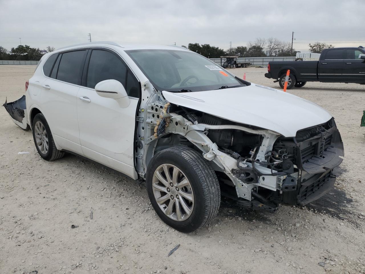 2019 Buick Envision VIN LRBFXCSA4KD007945 Copart auction photo, front end damage thumbnail 4