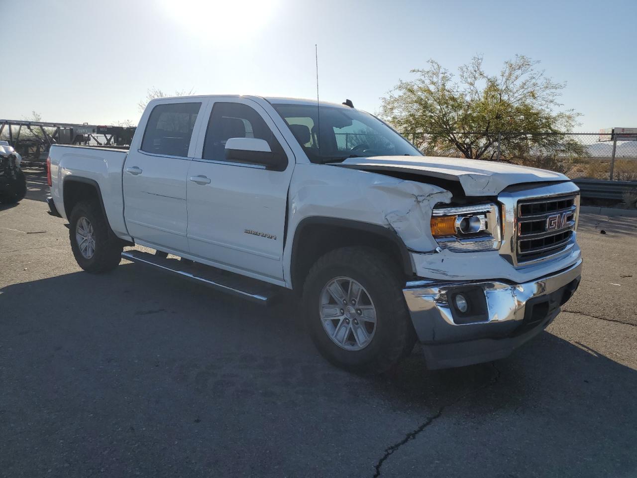 2014 GMC Sierra VIN 3GTP1UEC8EG559983 Copart auction photo, front end damage thumbnail 4