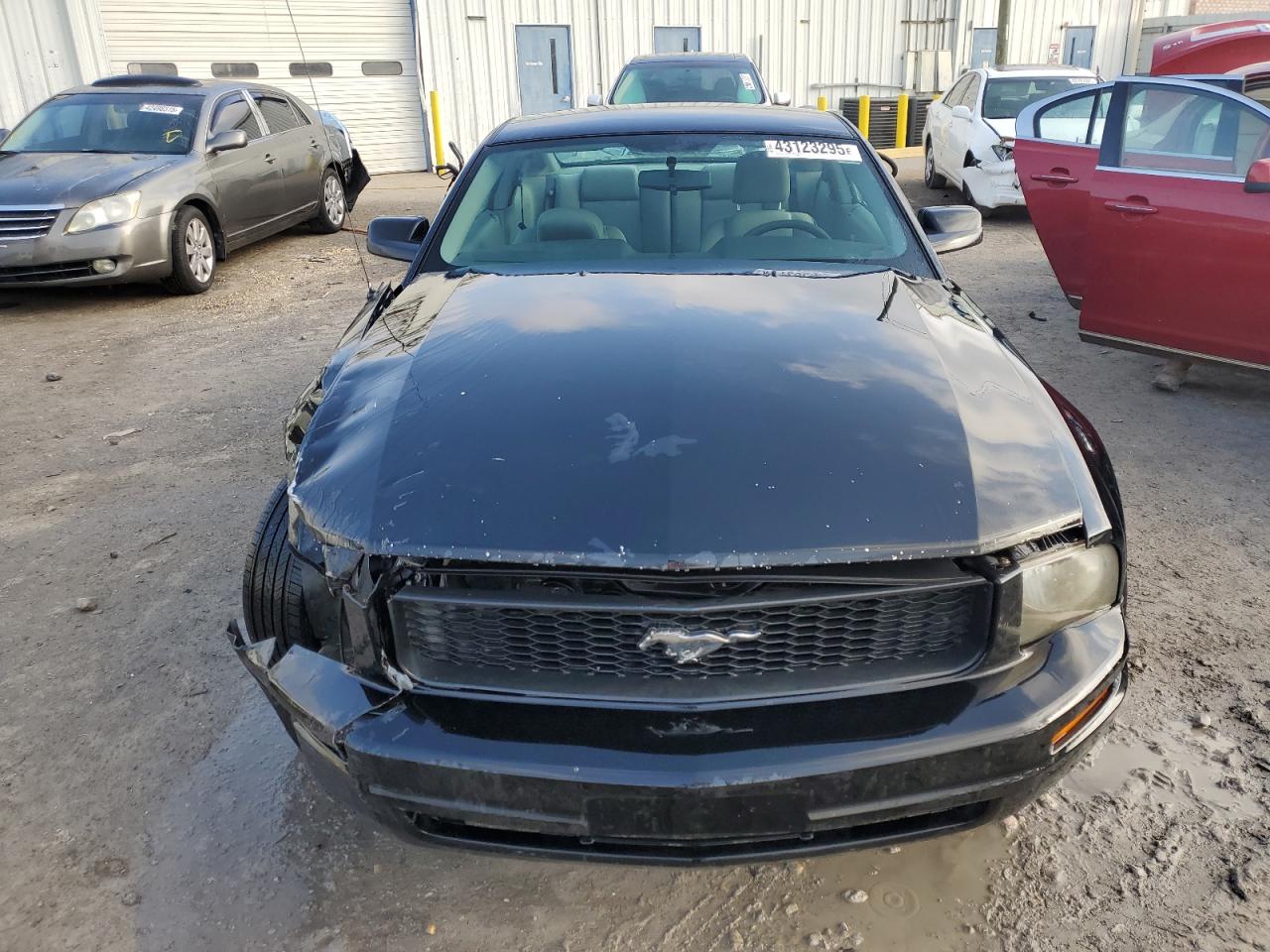2007 Ford Mustang VIN 1ZVFT80N775236926 Copart auction photo, front end / side damage thumbnail 5
