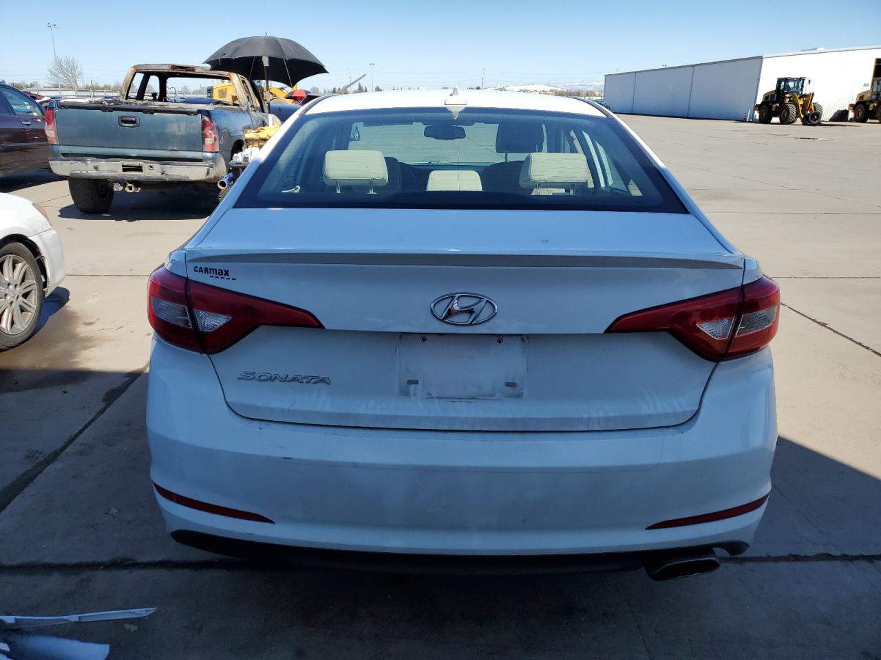 2016 Hyundai Sonata VIN 5NPE24AF1GH320001 Copart auction photo, front end damage thumbnail 6
