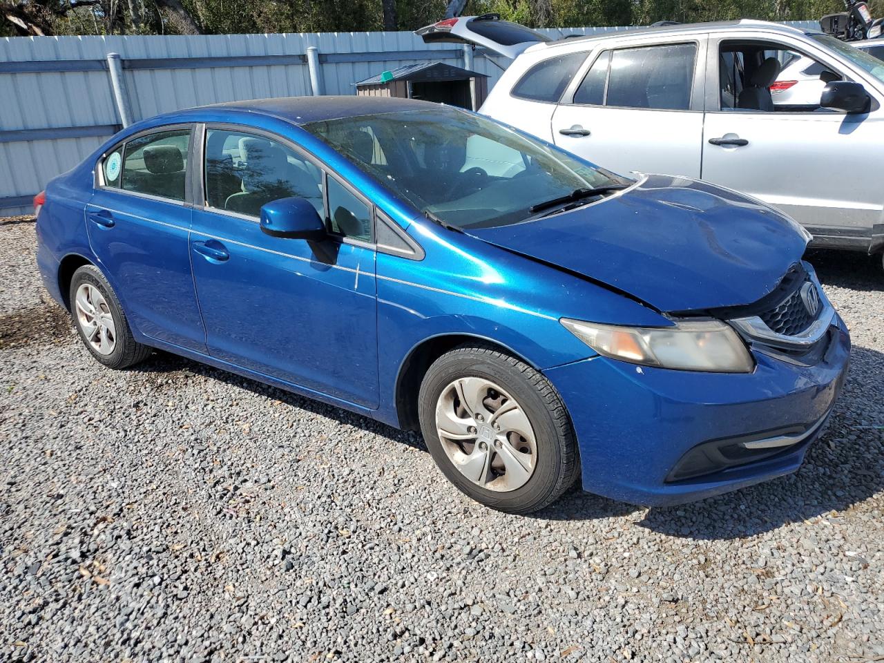 2013 Honda Civic VIN 19XFB2F58DE268567 Copart auction photo, front end damage thumbnail 4