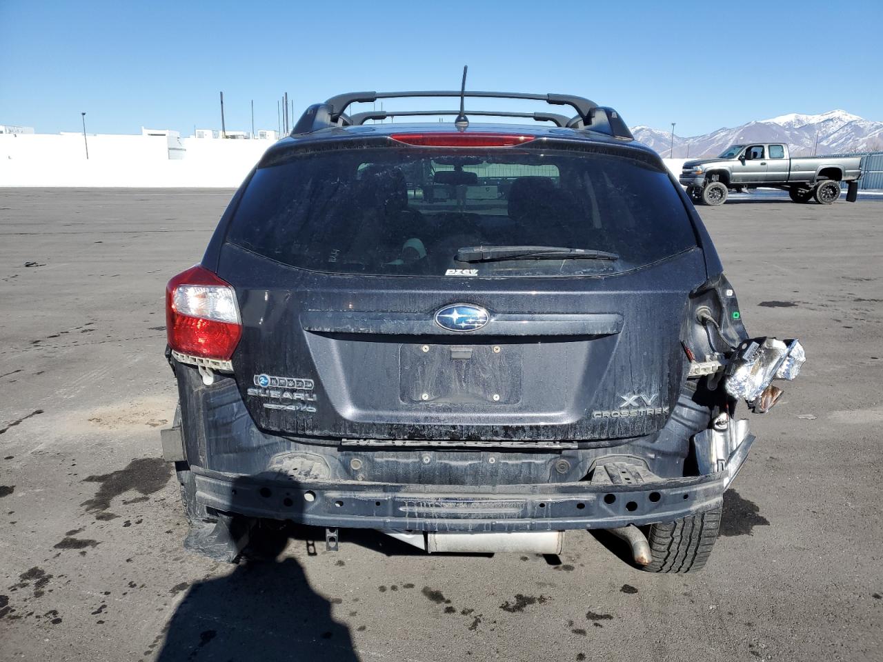 2014 Subaru XV VIN JF2GPAVC0E8324322 Copart auction photo, rear end / side damage thumbnail 6