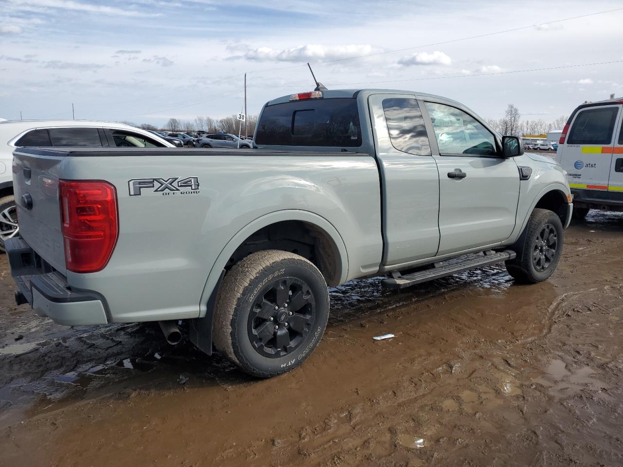 2022 Ford Ranger VIN 1FTER1FH8NLD20848 Copart auction photo, side damage thumbnail 3