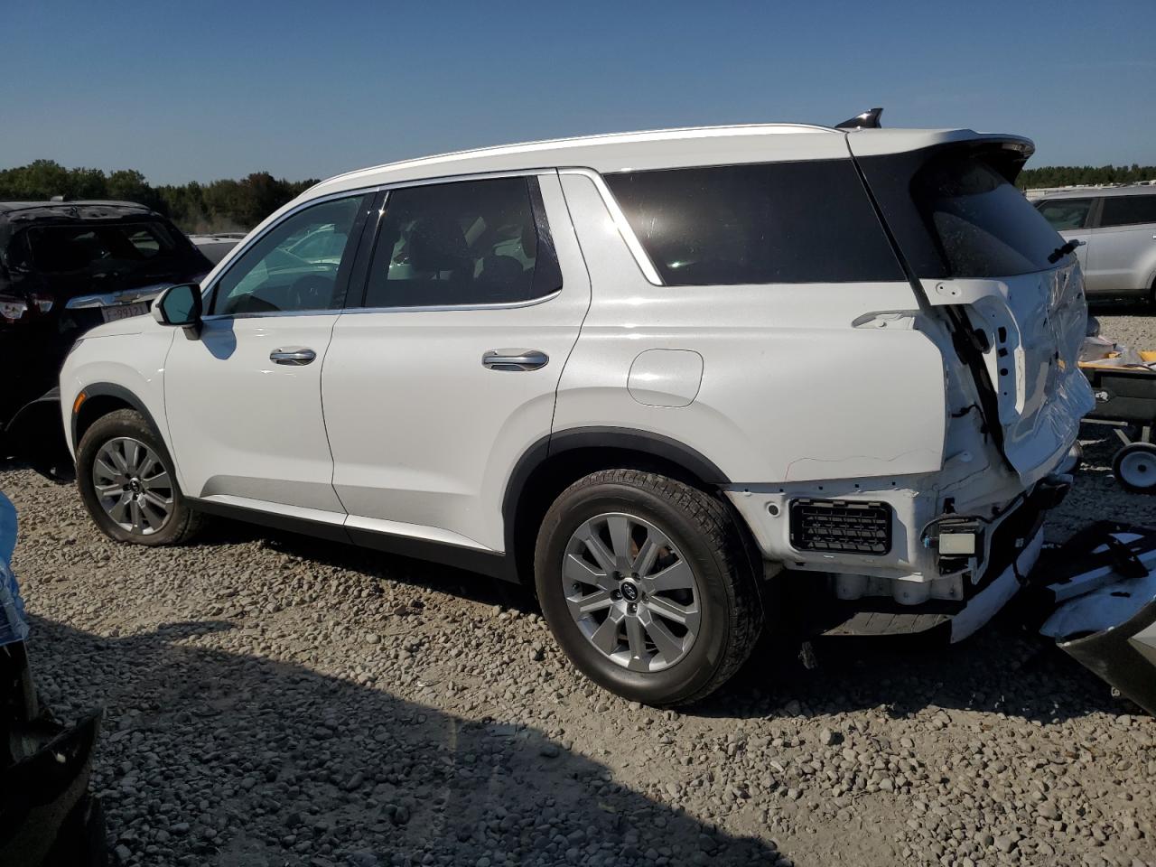 2023 Hyundai Palisade VIN KM8R24GE8PU614299 Copart auction photo, rear end damage thumbnail 2