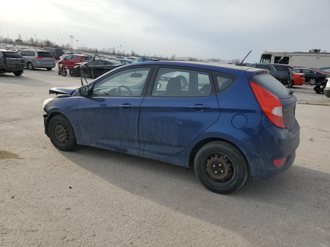 2015 Hyundai Accent VIN KMHCT5AE4FU213932 Copart auction photo, front end damage thumbnail 2