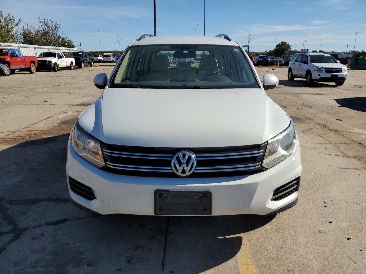 2016 Volkswagen Tiguan VIN WVGBV7AX8GW574993 Copart auction photo, hail / minor dent/scratches damage thumbnail 5