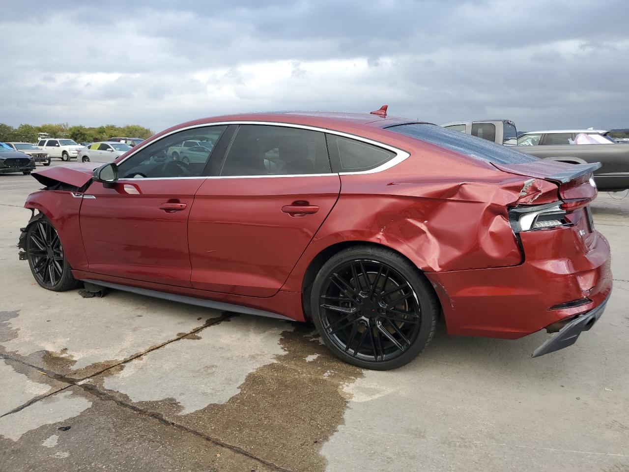 2018 Audi A5 VIN WAUENCF51JA122287 Copart auction photo, front end / rear end damage thumbnail 2