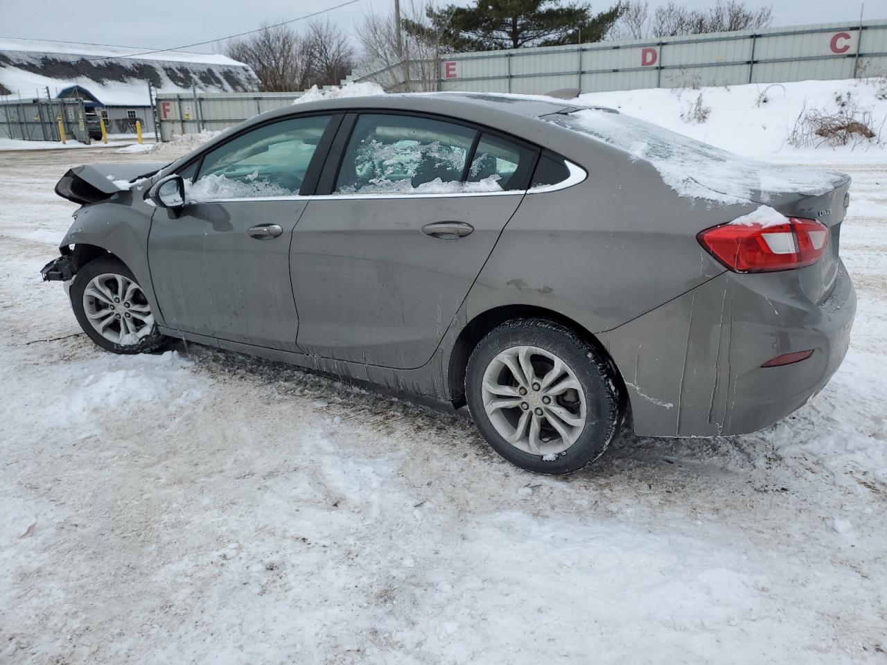 2019 Chevrolet Cruze VIN 1G1BE5SM2K7133725 Copart auction photo, front end / side damage thumbnail 2