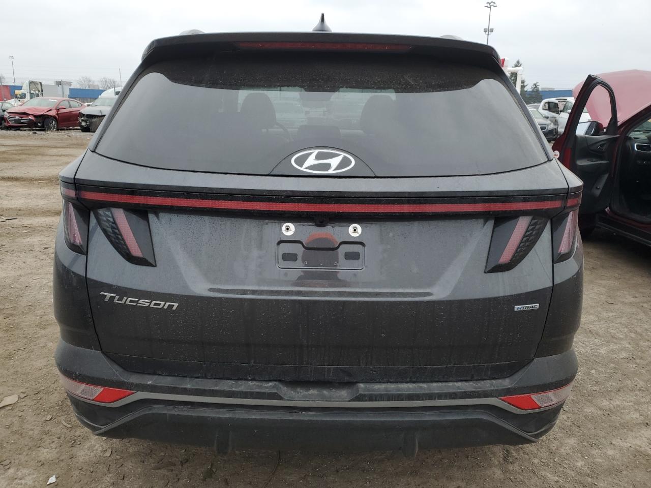2023 Hyundai Tucson VIN 5NMJFCAE6PH290897 Copart auction photo, front end / side damage thumbnail 6