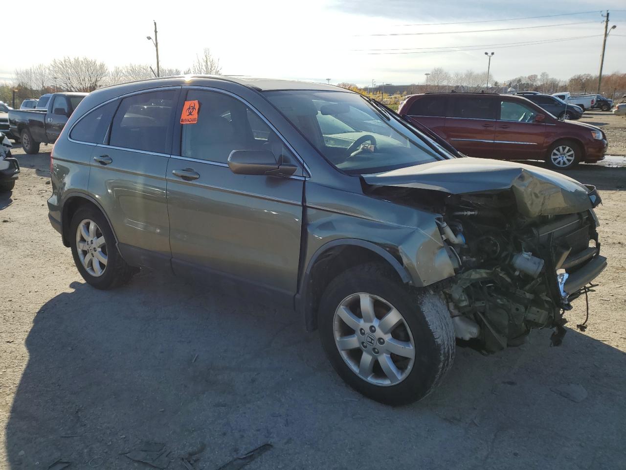 2007 Honda CR-V VIN JHLRE48757C028261 Copart auction photo, front end / minor dent/scratches damage thumbnail 4
