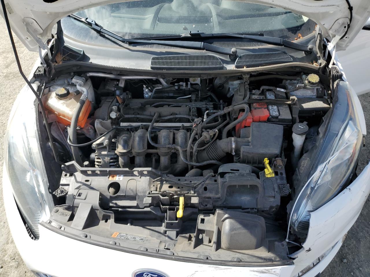 2016 Ford Fiesta VIN 3FADP4EJ6GM154831 Copart auction photo, front end / side damage thumbnail 11