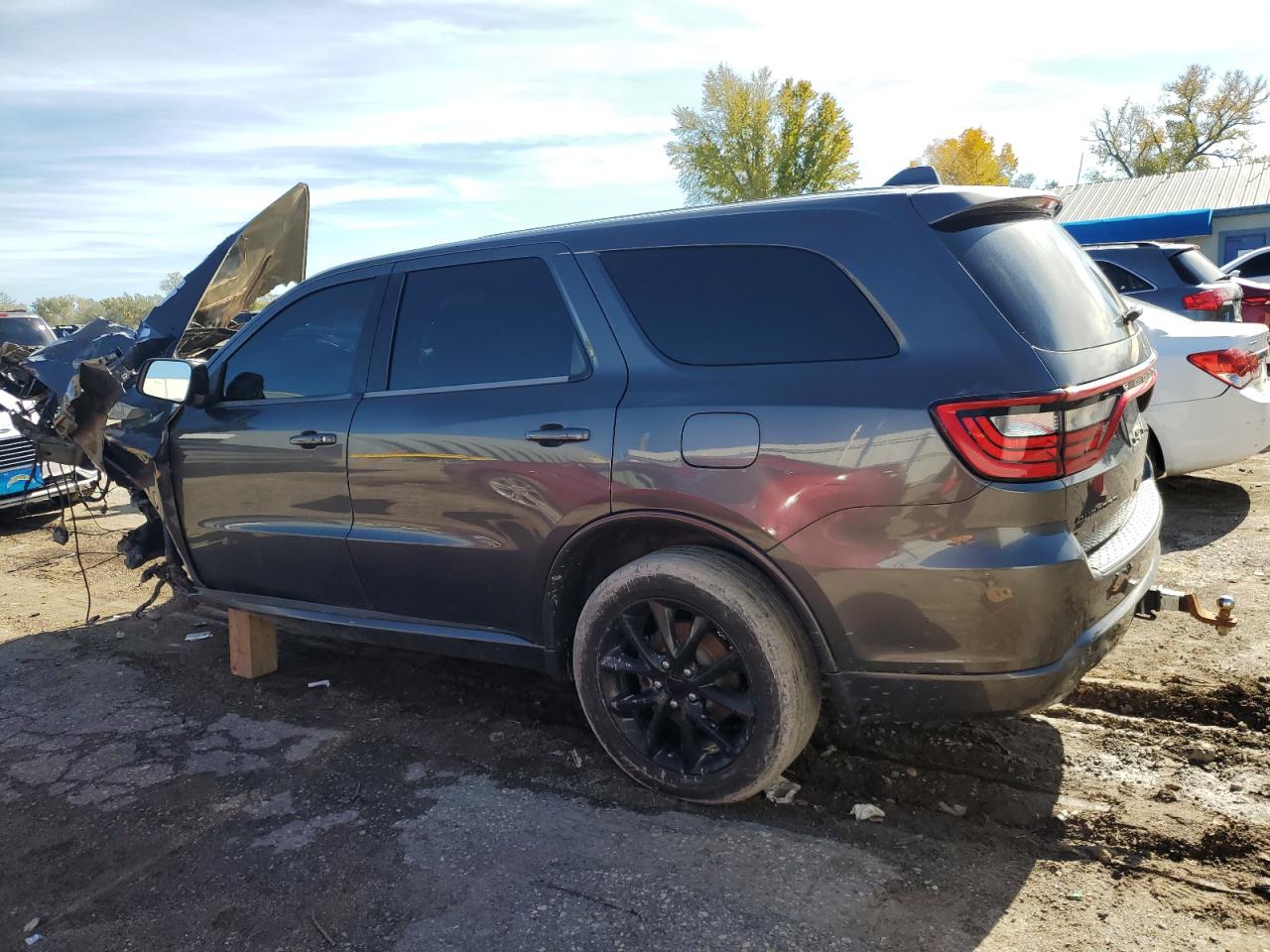 2017 Dodge Durango VIN 1C4RDHDG3HC890683 Copart auction photo, front end / side damage thumbnail 2