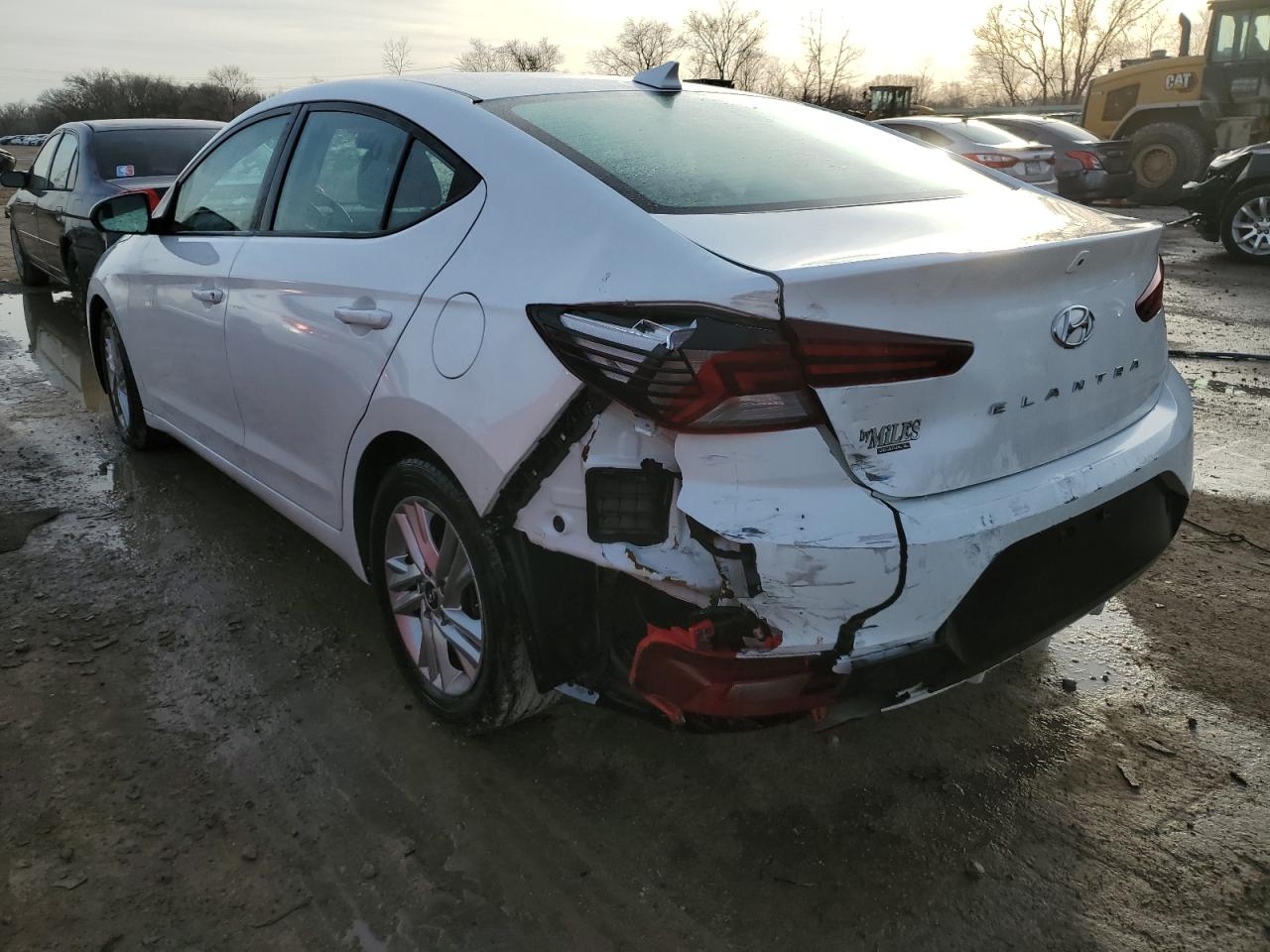 2020 Hyundai Elantra VIN 5NPD84LF4LH577719 Copart auction photo, rear end / minor dent/scratches damage thumbnail 2