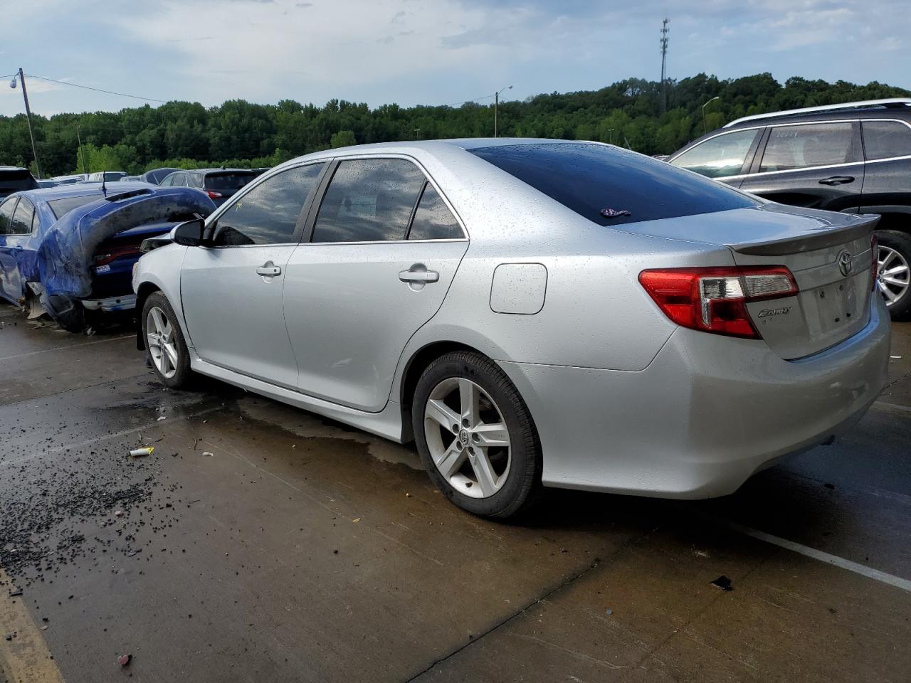 2014 Toyota Camry VIN 4T1BF1FKXEU313168 Copart auction photo, front end / rear end damage thumbnail 2