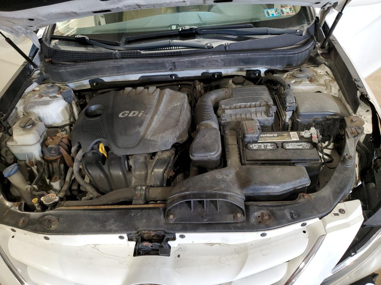 2013 Hyundai Sonata VIN 5NPEB4AC1DH722683 Copart auction photo, front end damage thumbnail 11