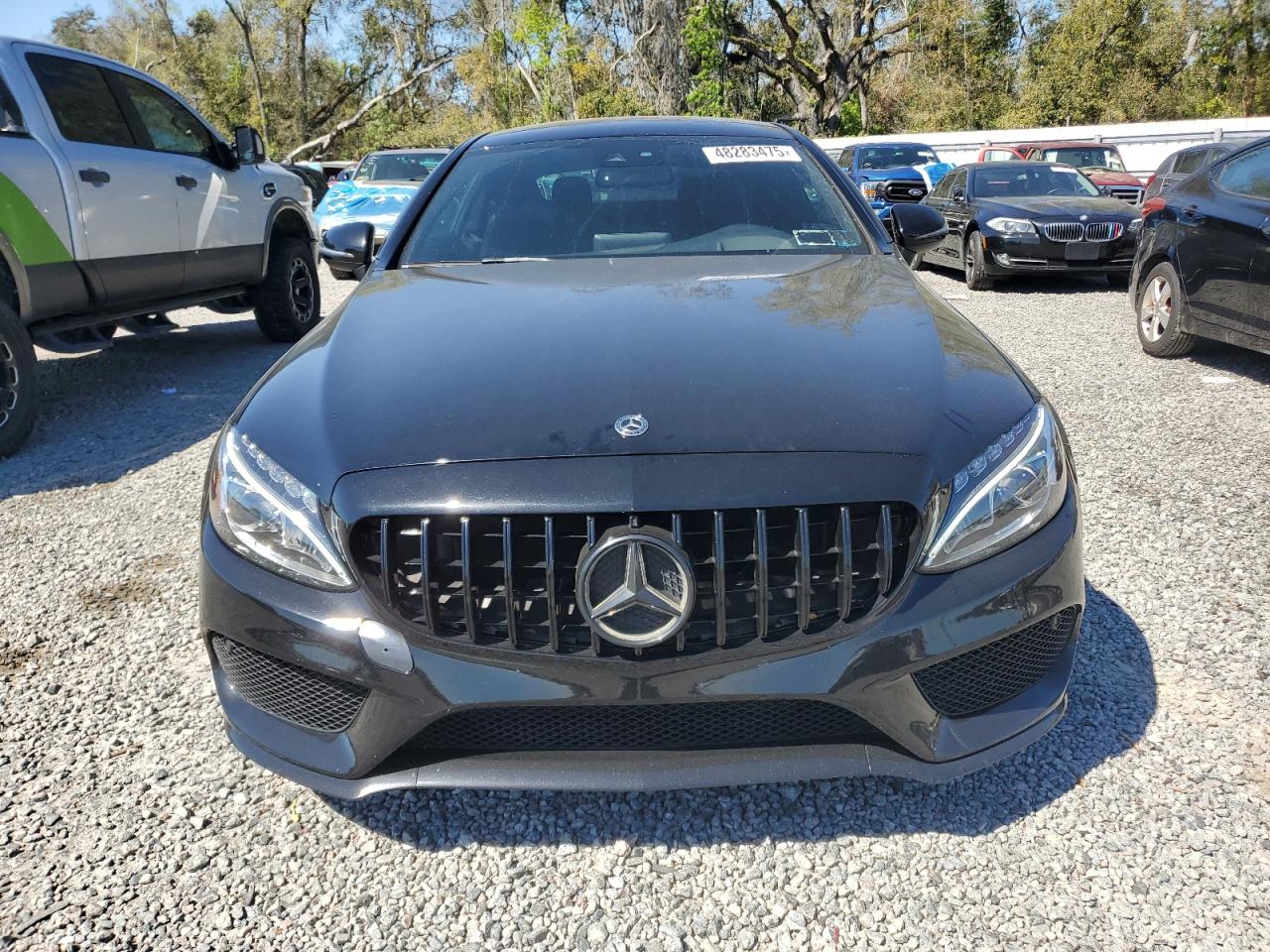2017 Mercedes-Benz C-klasse VIN WDDWJ4JB8HF592020 Copart auction photo, mechanical damage thumbnail 5