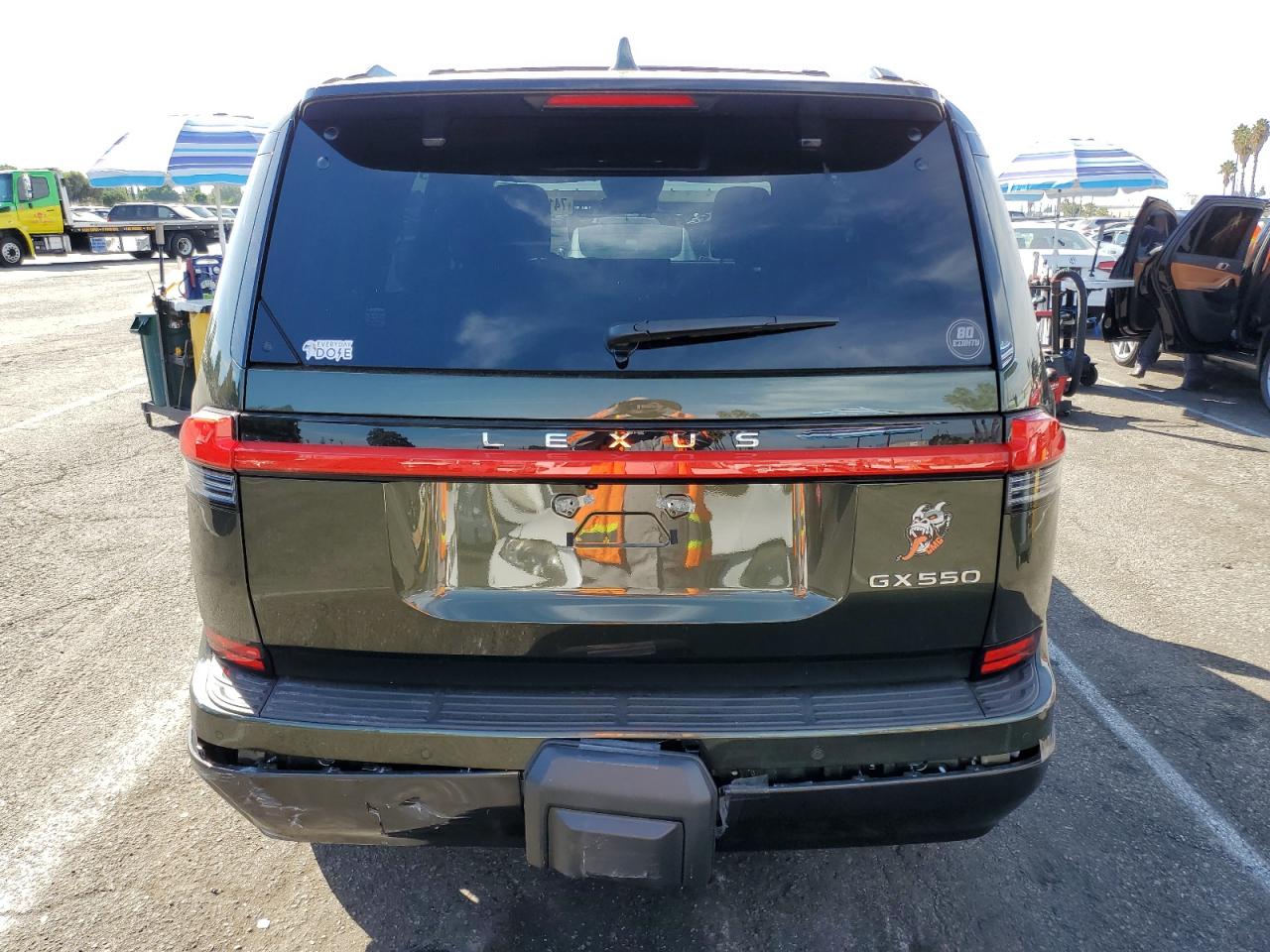 2024 Lexus GX VIN JTJVBCDX1R5009330 Copart auction photo, front end / rear end damage thumbnail 6