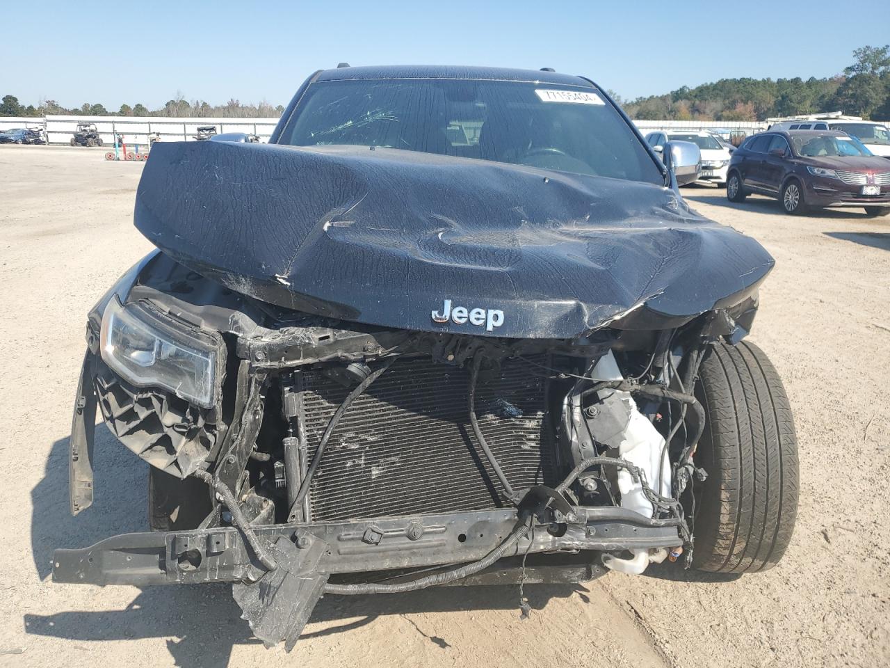 2017 Jeep Grand Cherokee VIN 1C4RJFBG4HC809285 Copart auction photo, front end damage thumbnail 5