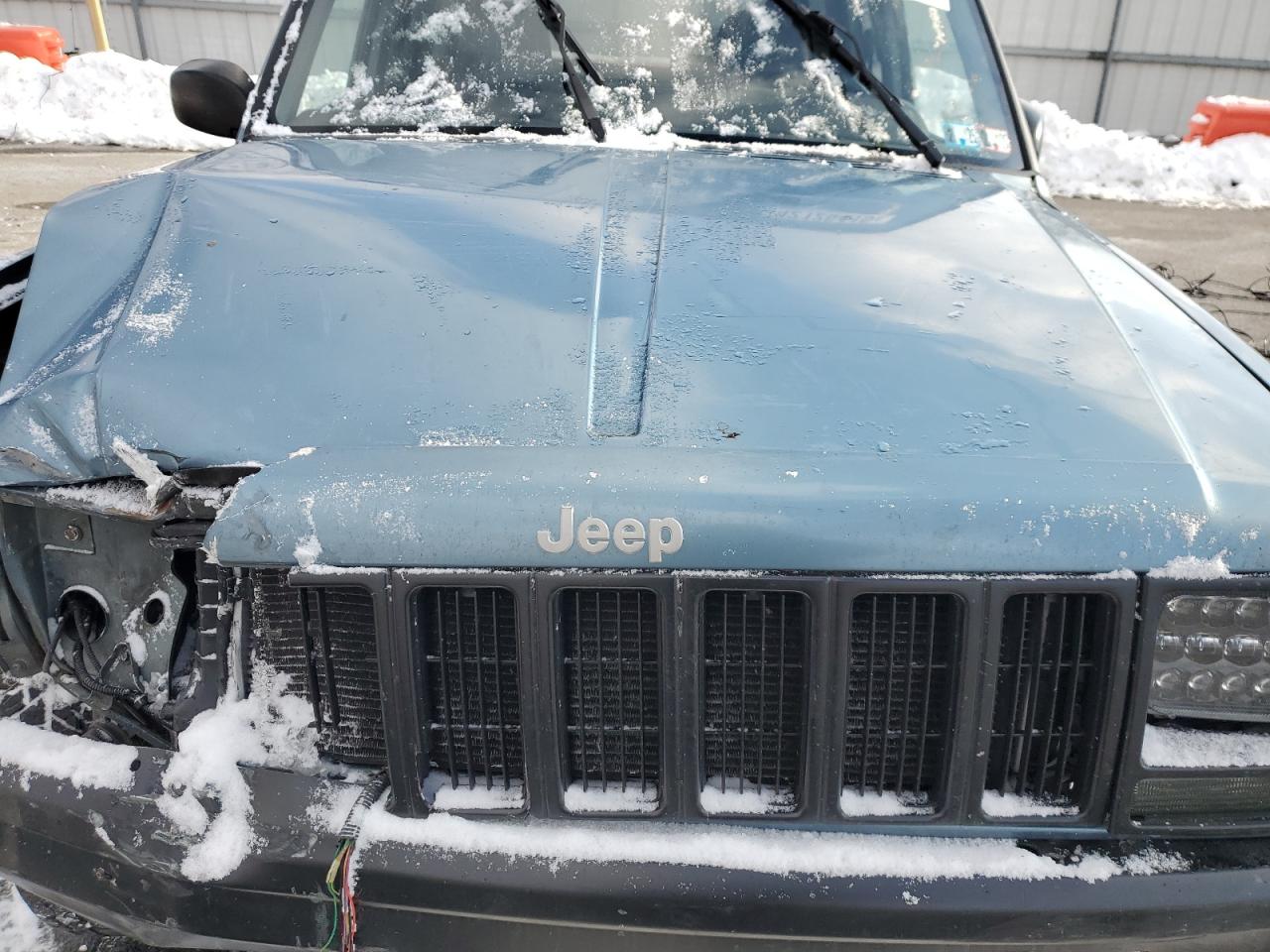 1997 Jeep Grand Cherokee VIN 1J4FJ68S1VL567866 Copart auction photo, front end / undercarriage damage thumbnail 12