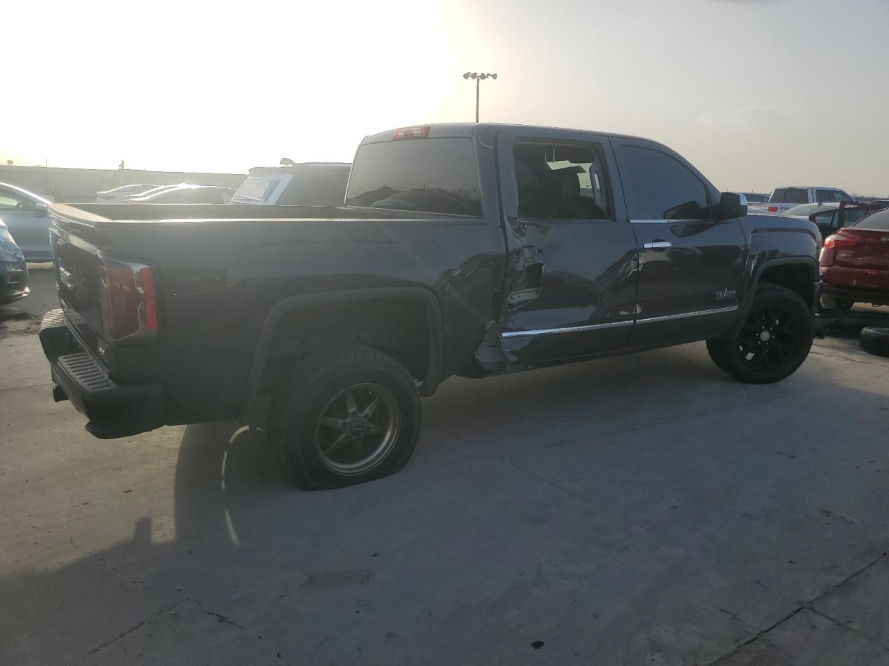 2016 GMC Sierra VIN 3GTP1NEC0GG194367 Copart auction photo, rear end / hail damage thumbnail 3