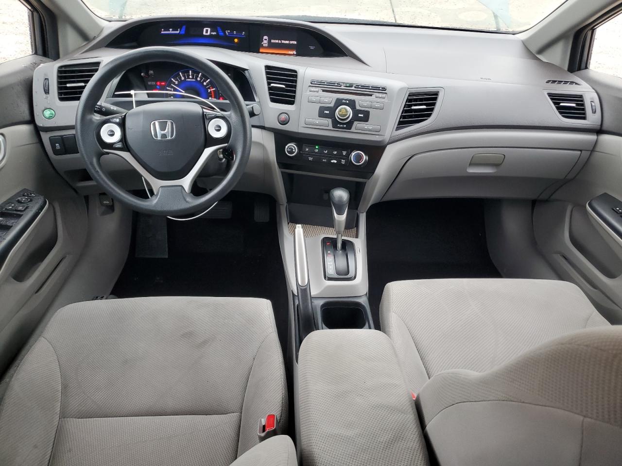 2012 Honda Civic VIN 2HGFB2F50CH316910 Copart auction photo, front end / side damage thumbnail 8