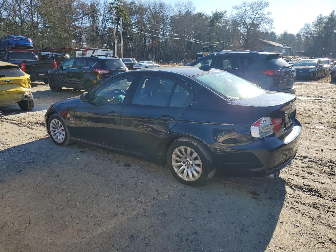 2009 BMW 3er VIN WBAPK53519A512870 Copart auction photo, mechanical / vandalism damage thumbnail 2