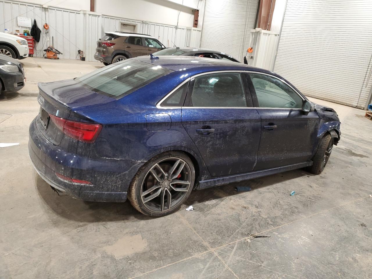 2017 Audi S3 VIN WAUB1GFF2H1055563 Copart auction photo, front end / side damage thumbnail 3