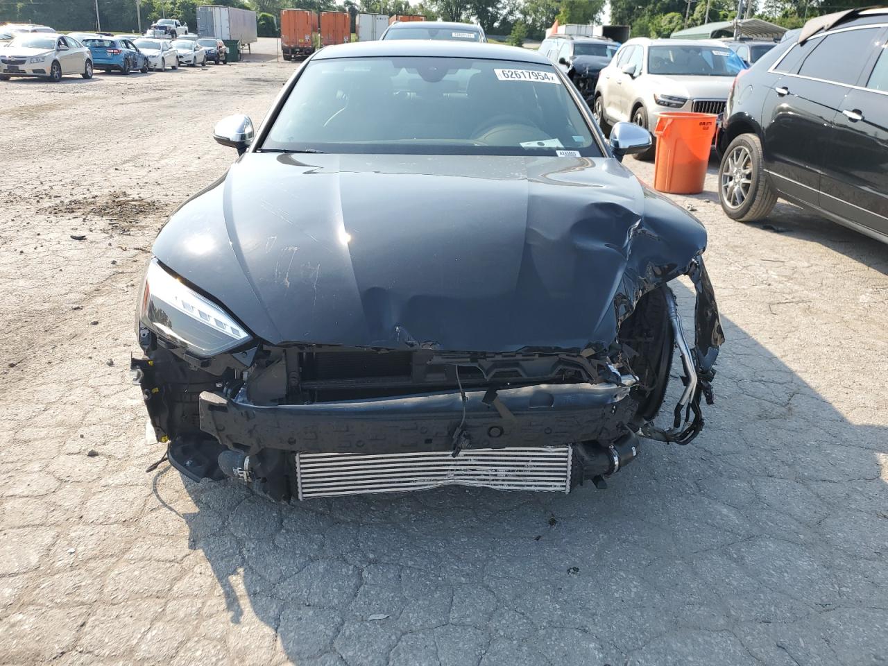 2024 Audi RS5 VIN WAUC4CF50RA017567 Copart auction photo, front end / undercarriage damage thumbnail 5