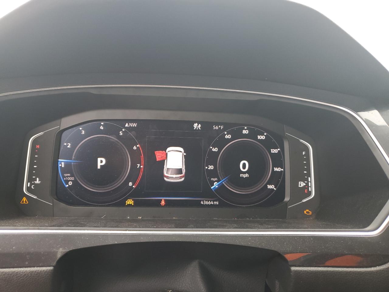2020 Volkswagen Tiguan VIN 3VV2B7AX0LM124084 Copart auction photo, front end damage thumbnail 9