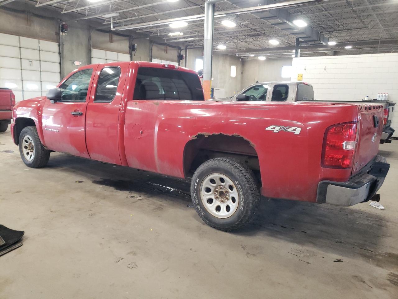 2011 Chevrolet Silverado VIN 1GCRKPE07BZ279500 Copart auction photo, rear end / hail damage thumbnail 2