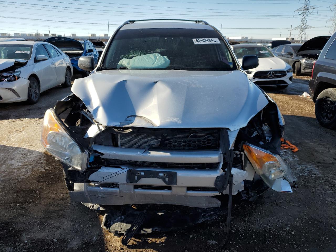 2012 Toyota RAV 4 VIN 2T3BF4DV2CW270173 Copart auction photo, front end damage thumbnail 5
