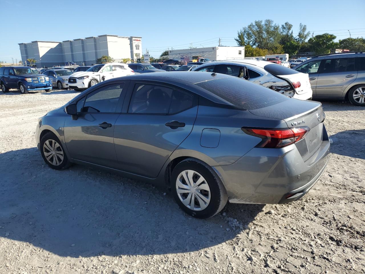 2020 Nissan Versa VIN 3N1CN8DVXLL807817 Copart auction photo, side damage thumbnail 2