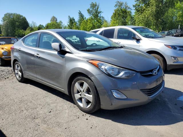 2013 Hyundai Elantra VIN 5NPDH4AE0DH376864 Copart auction photo, front end / side damage thumbnail 4
