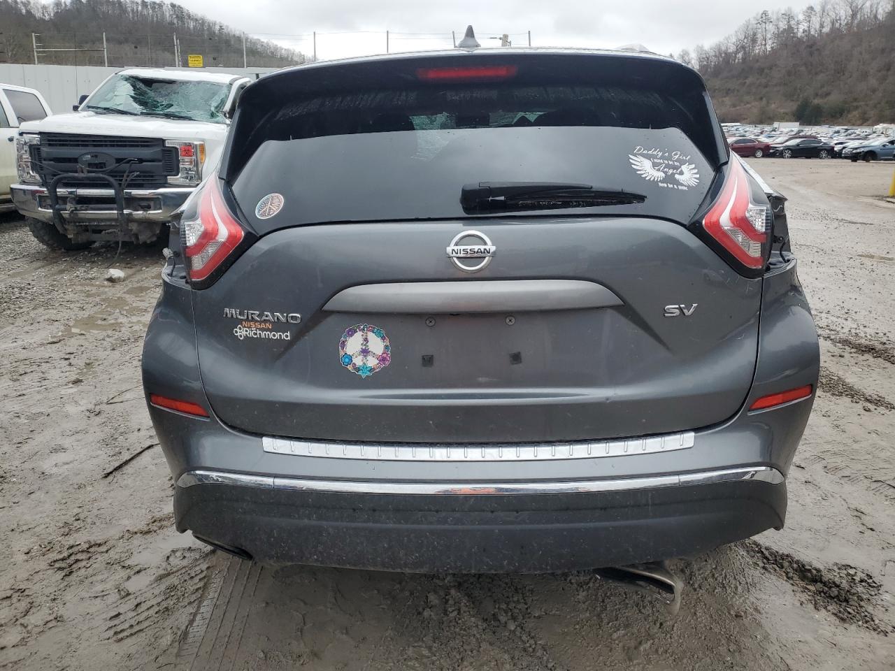 2017 Nissan Murano VIN 5N1AZ2MG0HN132148 Copart auction photo, all over damage thumbnail 6