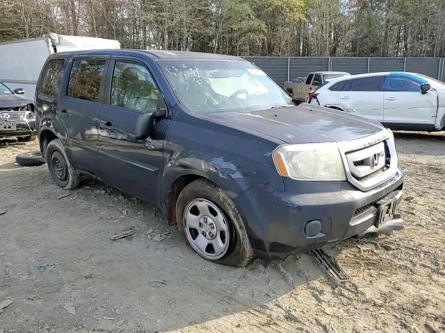 2011 Honda Pilot VIN 5FNYF4H28BB097306 Copart auction photo, front end / undercarriage damage thumbnail 11