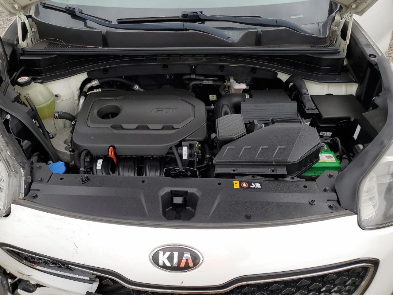 2017 KIA Sportage VIN KNDPNCAC5H7255370 Copart auction photo, front end / side damage thumbnail 13