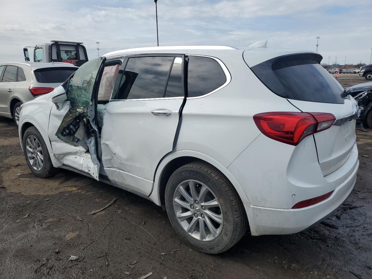 2020 Buick Envision VIN LRBFXCSA6LD156293 Copart auction photo, side damage thumbnail 2
