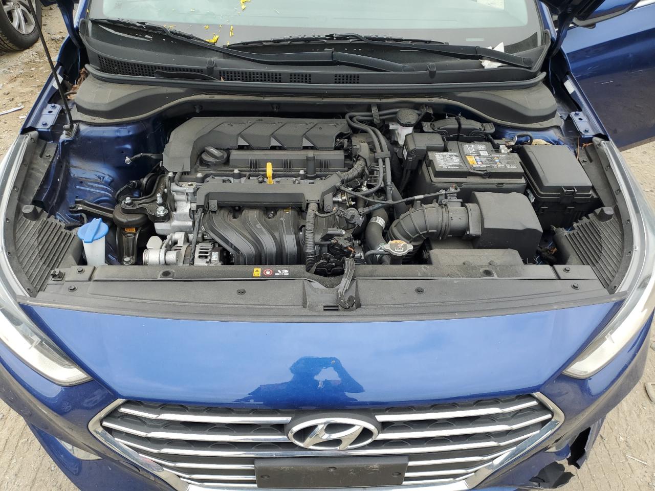 2022 Hyundai Accent VIN 3KPC24A62NE175205 Copart auction photo, all over / minor dent/scratches damage thumbnail 11