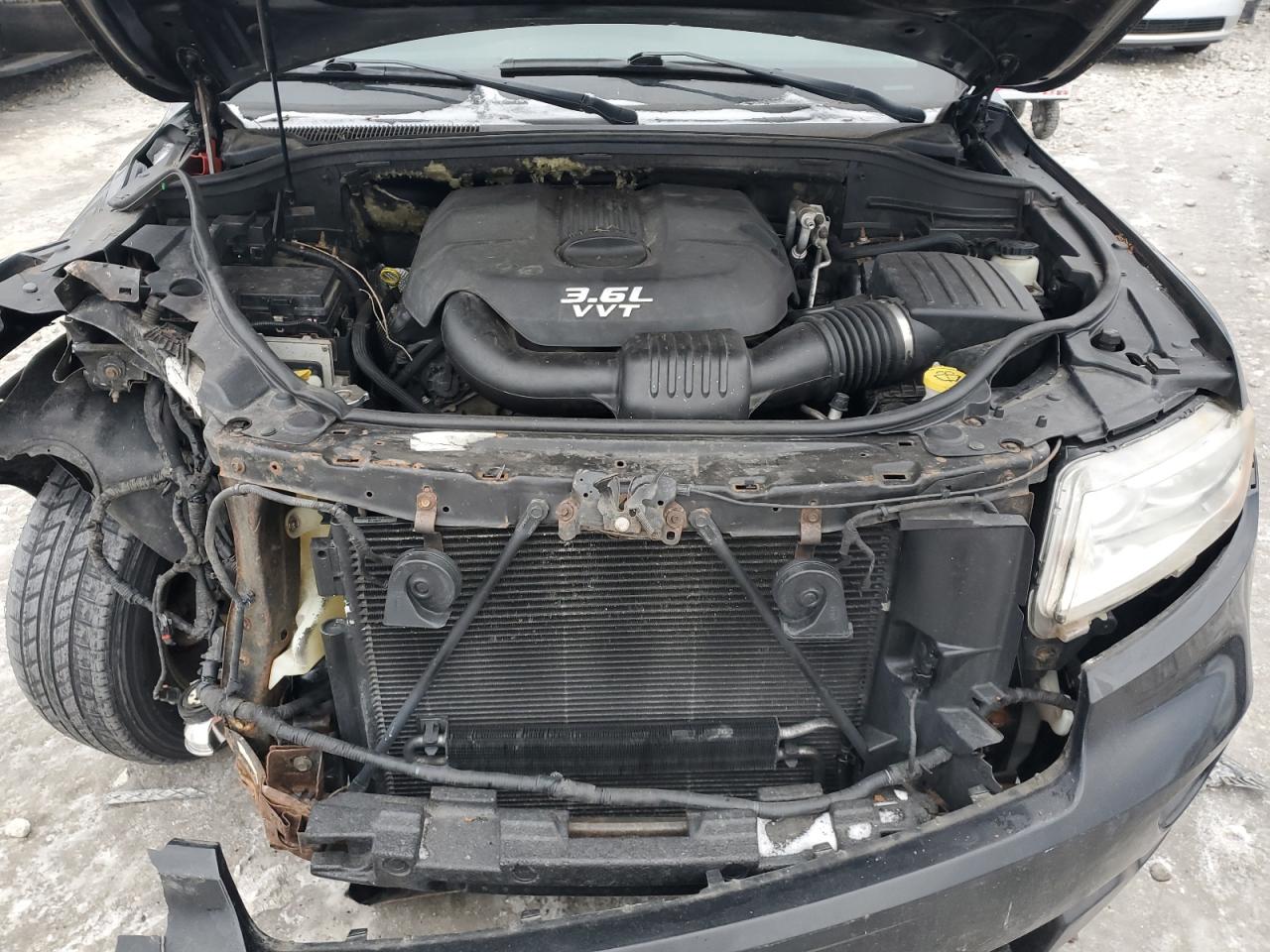 2012 Jeep Grand Cherokee VIN 1C4RJFAG5CC118745 Copart auction photo, front end damage thumbnail 11